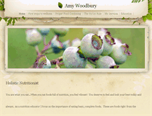 Tablet Screenshot of amywoodbury.com